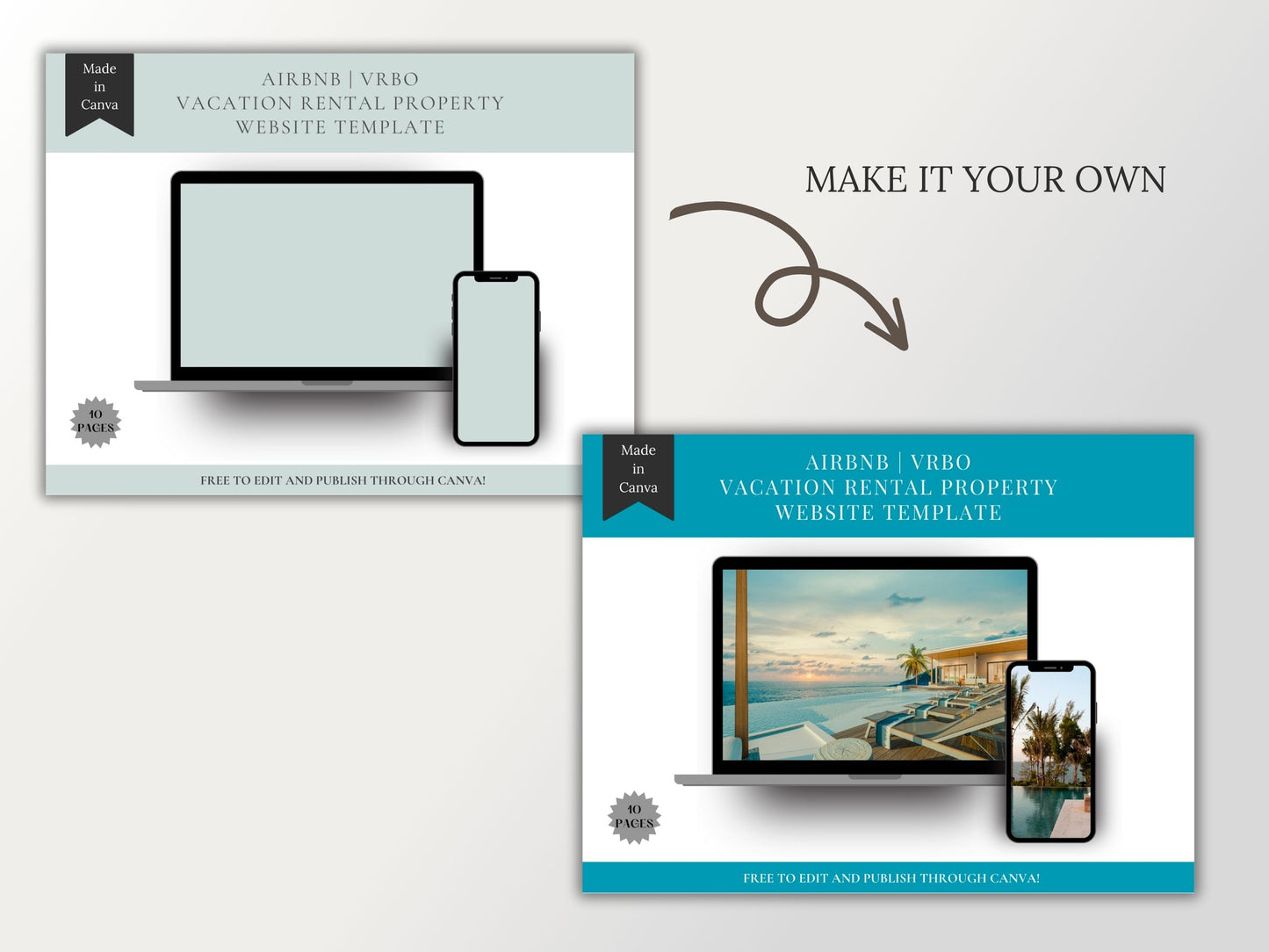 Etsy Listing Photos Mockup | Website Listing Template | Product Listing Template