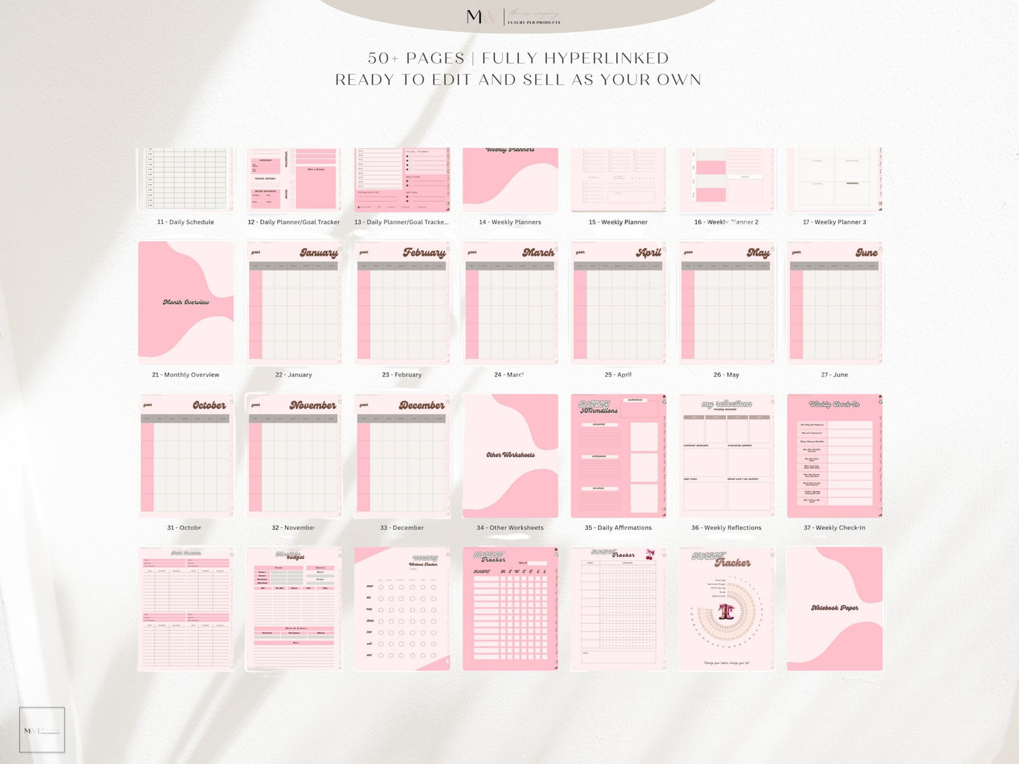Coquette Style Planner - In My Girly Era