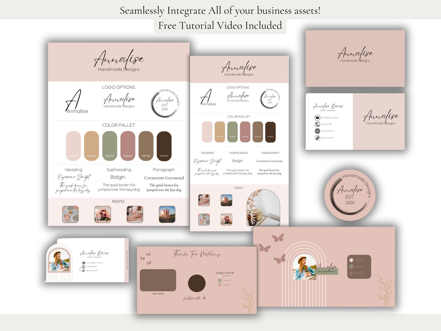 PLR Branding Bundle Canva Template Kit