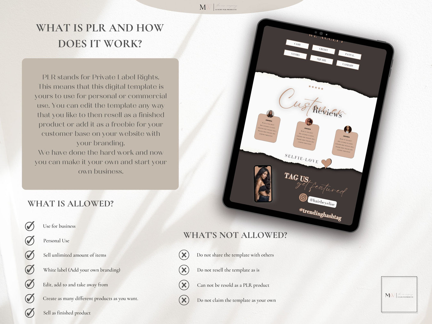 DIY Acuity Scheduling Site Template, Brown Aesthetic For Hair Stylist PLR Template DFY, Done For You