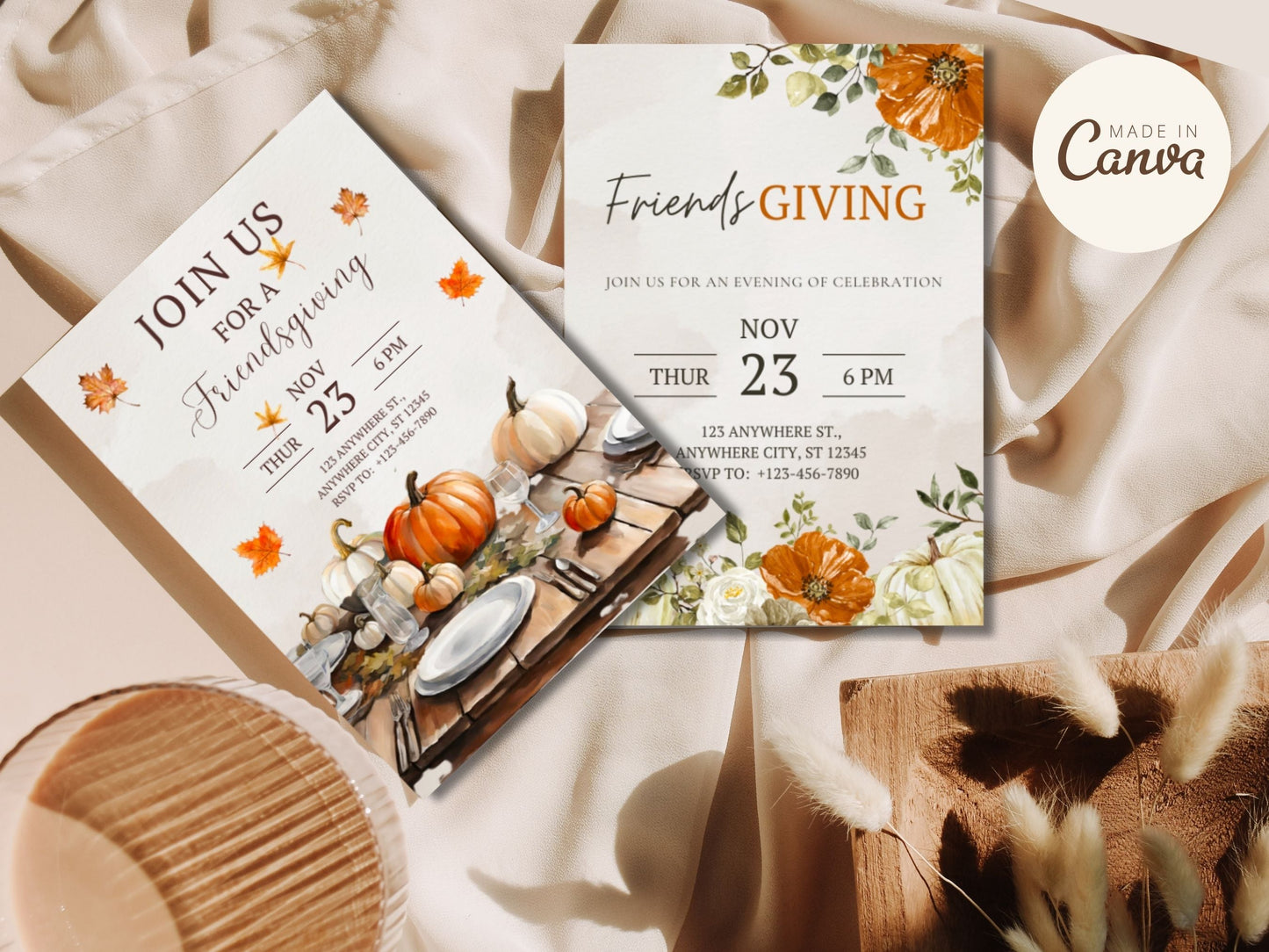 Friendsgiving Invitation Template