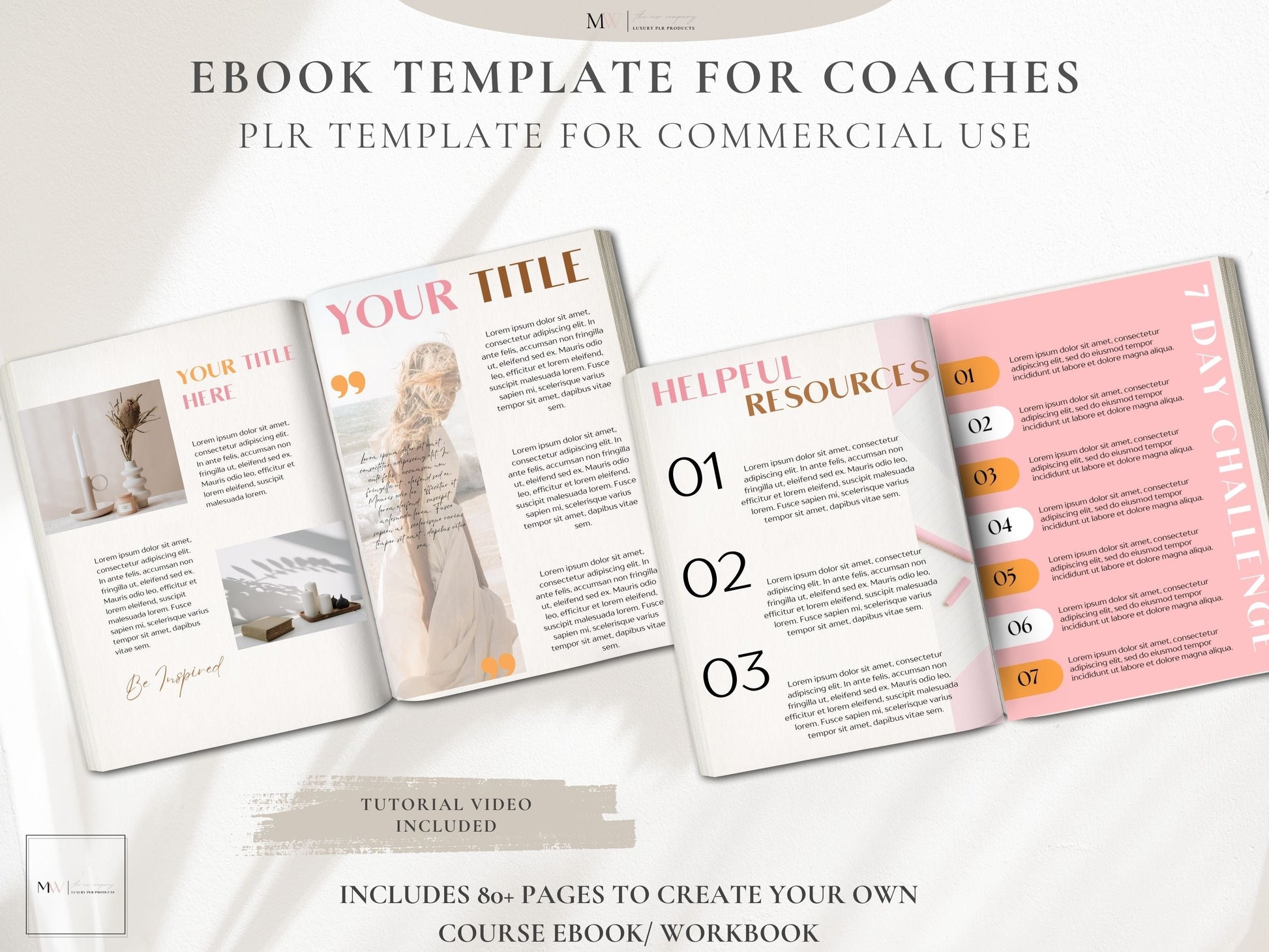 Retro Pink and Brown Ebook Template For Course Creators